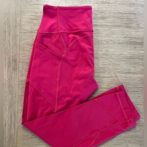 Lululemon All The Right Places Crop “23 Berry Pink Size 10
